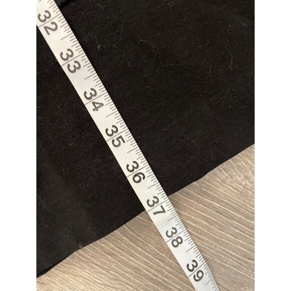 Diane Von Furstenburg Black Racerback Fitted Mini Dress Sz 10 - Picture 10 of 11